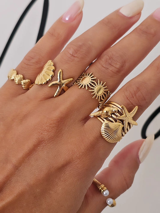 Summer Rings ☀️🐟✨️🪸🐚🐠