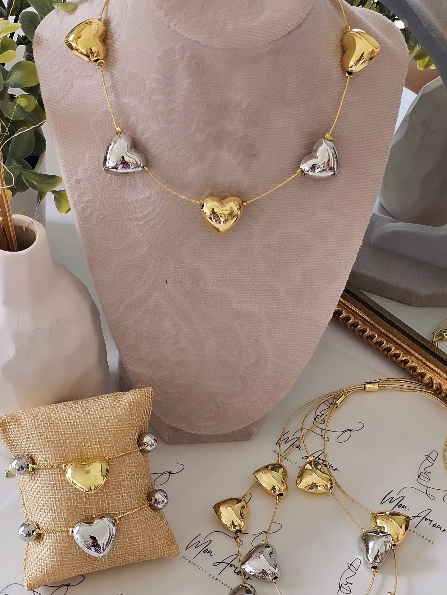 Corazón Dúo 🤍💛